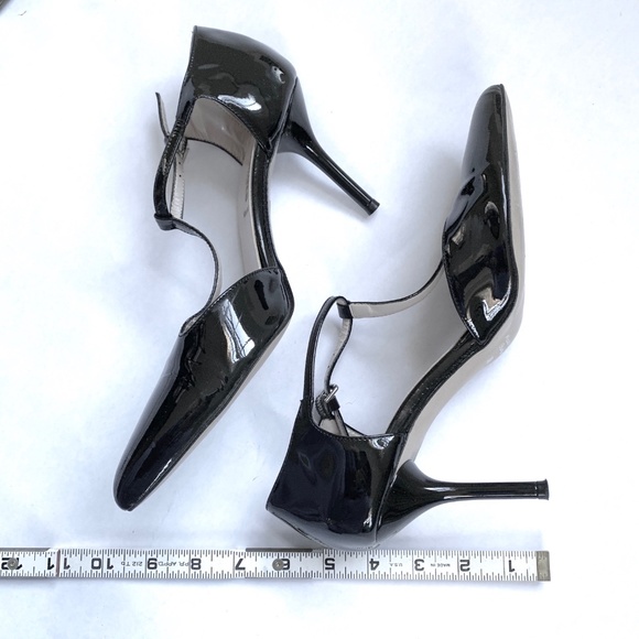 Patent Leather T-Strap Pumps - Picture 3 of 4